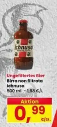 Interspar Birra non filtrata Ichnusa offerta