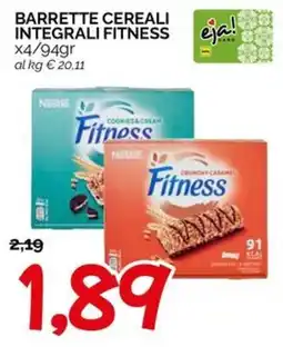 Hardis Barrette cereali integrali fitness Nestlé offerta