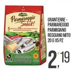 Cash pro Granterre - Parmareggio Snack! Parmigiano Reggiano Mito offerta