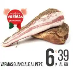 Cash pro Varmas guanciale al pepe offerta