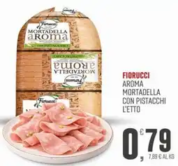 Marketpiù Fiorucci mortadella aroma con pistacchio offerta