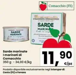 Eurospar Sarde marinate I marinati di Comacchio offerta