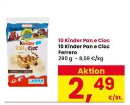 Interspar Kinder Pan e Cioc Ferrero offerta