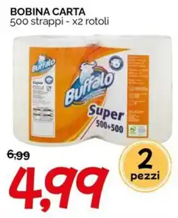 Hardis Bobina carta Buffalo Super offerta