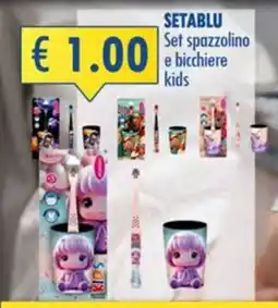Magika Shop Set spazzolino e bicchiere kids offerta