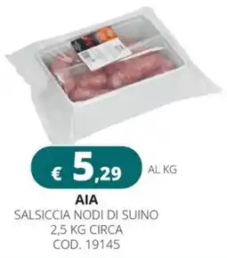 Altasfera AIA Salsiccia nodi di suino offerta