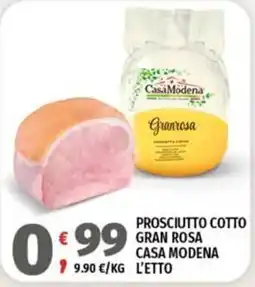 Vivo Supermercati Prosciutto cotto Gran Rosa Casa Modena offerta