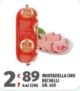 Vivo Supermercati Mortadella Oro Bechelli offerta