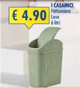 Magika Shop I CASAMICI Pattumiera Love offerta