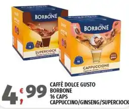 Vivo Supermercati Caffè Dolce Gusto Borbone offerta