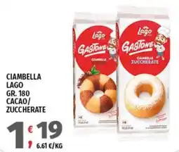Vivo Supermercati Ciambella Lago offerta