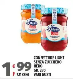 Vivo Supermercati Confettura light senza zucchero Hero offerta