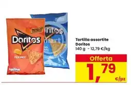 Eurospar Tortilla assortite Doritos offerta