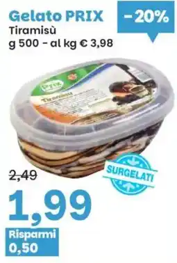 Prix Quality Gelato PRIX Tiramisù offerta