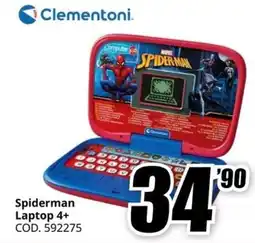 MediaWorld Spiderman Laptop 4+ Clementoni offerta