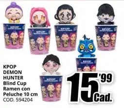 MediaWorld Kpop demon hunter blind cup ramen con peluche offerta