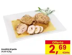 Eurospar Involtini di pollo offerta