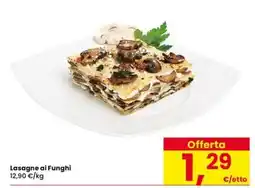 Eurospar Lasagne ai Funghi offerta
