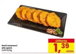 Eurospar Rosti caserecci allo speck offerta