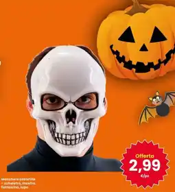Eurospar Maschere assortite - scheletro, mostro, fantasma, lupo offerta