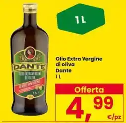 Eurospar Olio Extra Vergine di oliva Dante offerta