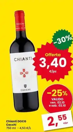 Eurospar Chianti DOCG Cecchi offerta