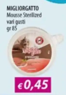 Acqua & Sapone Migliorgatto Mousse Sterilized offerta