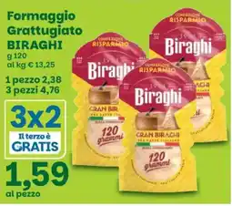Prix Quality Formaggio Grattugiato Biraghi offerta