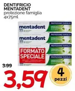 Hardis Dentifricio Mentadent protezione famiglia offerta