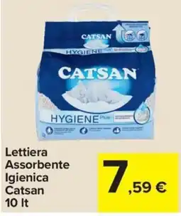Carrefour Express Lettiera Assorbente Igienica Catsan offerta