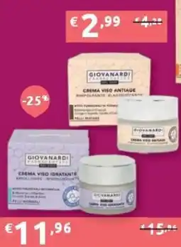 PiùMe Crema viso antirughe Giovaniardi offerta