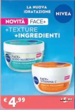 PiùMe NIVEA Face+ Acido Ialuronico offerta