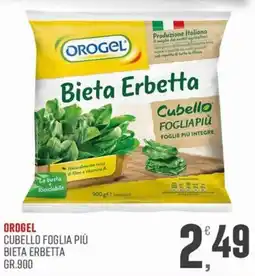 Marketpiù Orogel bieta erbetta cubello foglia più offerta