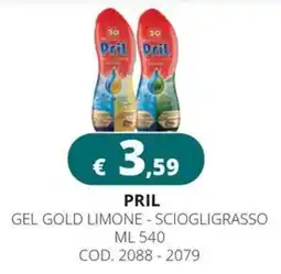 Altasfera Pril gel gold limone offerta