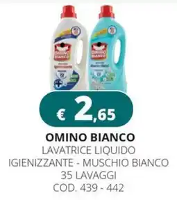 Altasfera Omino Bianco lavatrice liquido igienizzante - muschio bianco offerta
