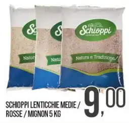 Cash pro Schioppi lenticchie medie / rosse / mignon offerta