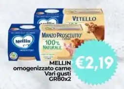 Supermercati Pasquale Prisco Mellin omogenizzato carne offerta