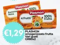 Supermercati Pasquale Prisco Plasmon omogenizzato frutta offerta