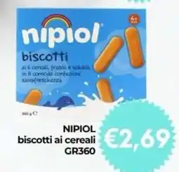 Supermercati Pasquale Prisco Nipiol biscotti ai cereali offerta