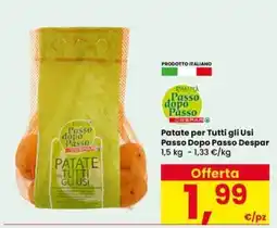 Eurospar Patate per Tutti gli Usi Passo Dopo Passo Despar offerta