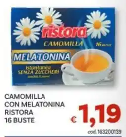 Vivo Supermercati Camomilla con melatonina Ristora offerta
