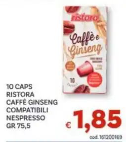 Vivo Supermercati Caffè e Ginseng Ristora offerta