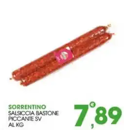 Rosa Cash Sorrentino Salsiccia Bastone Piccante SV offerta