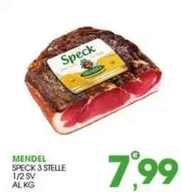 Rosa Cash Speck 3 Stelle Mendel offerta