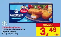 Interspar Bastoncini di Merluzzo Capitan Findus offerta