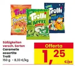 Interspar Süßigkeiten versch. Sorten Caramelle assortite Trollli offerta