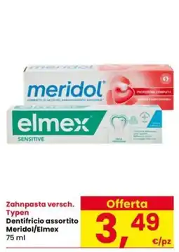 Interspar Dentifricio assortito Meridol/Elmex offerta