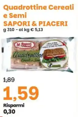 Prix Quality Quadrottine Cereali e Semi SAPORI & PIACERI offerta