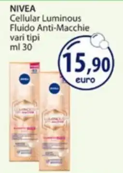 Acqua & Sapone Nivea Cellular Luminous Fluido Anti-Macchie offerta