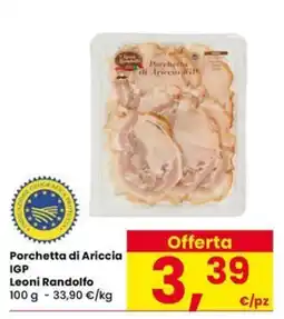 Eurospar Porchetta di Ariccia IGP Leon Randolfo offerta